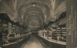 Interior view Geo. Haas & sons. Phalen Building Candy Store. Postcard