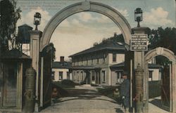 Entrance to Fort Mason Showing the General's Headquarters Postcard