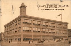 New quartes of Heald's Business College 425 McAllister St. San Francisco, CA Postcard Postcard Postcard