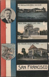 Commemoration of President Roosevelt Visit, 1903 Postcard