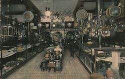 General Goods Store. Reopening after the fire in New Chinatown. Postcard