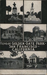 Views of Golden Gate Park Postcard