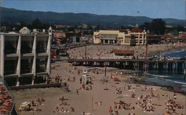 View of Beach Santa Cruz California