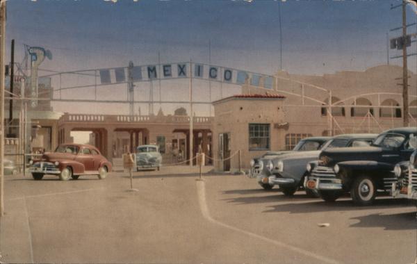 International Boundary Line, Looking Towards Mexico Mexicall