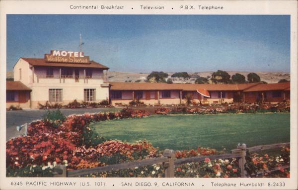 Motel Western Shores San Diego California