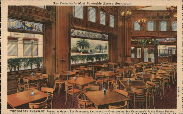 The Golden Pheasant San Francisco California