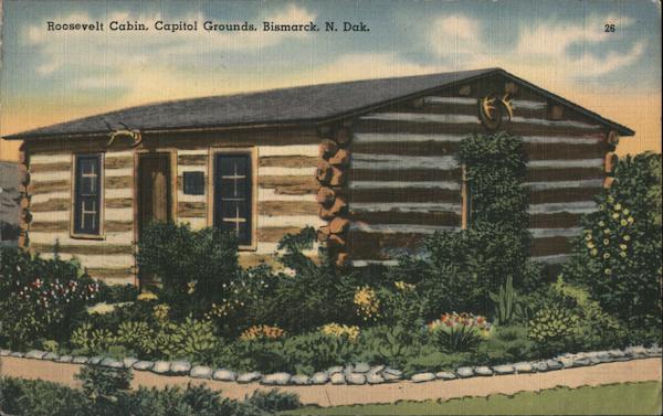 Roosevelt Cabin, Capitol Grounds Bismarck North Dakota