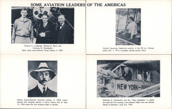 Some Aviation Leaders of the Americas Postcard