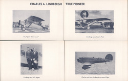 Charles A. Lindbergh True Pioneers Postcard