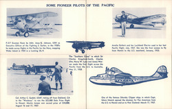 Some Pioneer Pilots of the Pacific Postcard