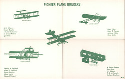 Pioneer Plane Builders Aircraft Postcard Postcard Postcard