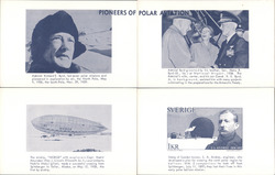 Pioneers of Polar Aviation Aviators Postcard Postcard Postcard