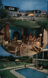 Ming Tree Motor Hotel Santa Barbara, CA Postcard Postcard Postcard