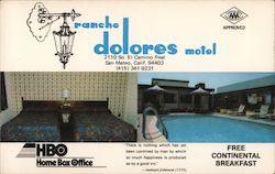 Rancho Dolores Motel Postcard
