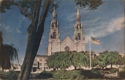 Sts. Peter and Paul Church, Near Columbus Square Postcard
