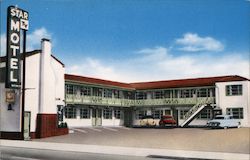Star Motel Postcard