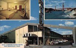 Lombard Plaza Motel Postcard