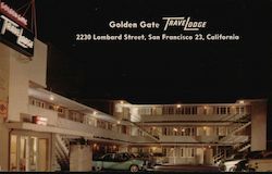 Golden Gate TraveLodge Postcard