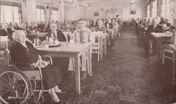 Odd Fellows Home - Dining Room Postcard