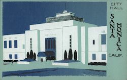 City Hall Serigraph Postcard