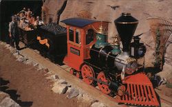 Cave Train to The Lost World - Santa Cruz Beach and Boardwalk Postcard