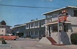 Villa Del Mar Motel Apts. 321 Riverside Avenue Postcard