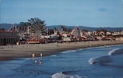 Santa Cruz Beach Postcard