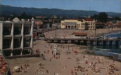 View of Beach Santa Cruz, CA Postcard Postcard Postcard