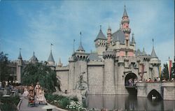 Sleeping Beauty Castle at Disneyland Postcard