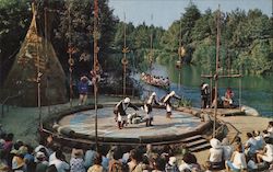 Frontierland Indian Village at Disneyland Postcard