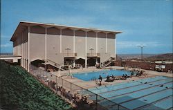 Gymnasium, Swimming & Diving Pools - College of San Mateo California Postcard Postcard Postcard