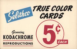 Selithco True Color Cards genunine Kodachrome Reproductions 5c each Postcard