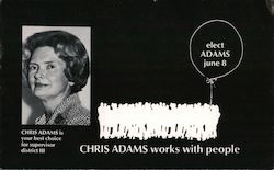 Chris Adams for Supervisor, District III Rossmoor, CA Postcard Postcard Postcard