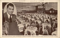 Main Dining Room at Jack Dempsey's Restaurant Postcard