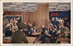 Times Square Service Men's Center - Broadway at 47th Street Postcard