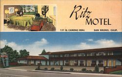 Ritz Motel Postcard