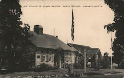 Birthplace of Clara Barton North Oxford, MA Postcard Postcard Postcard