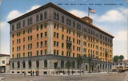 Army and Navy Y.M.C.A. Postcard