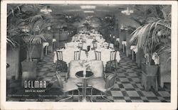 Delmar Restaurant and Cocktail Lounge 3721 Buchanan Street Postcard