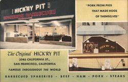 The Original Hick'ry Pit Postcard