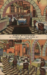 Paris Restaurant Postcard