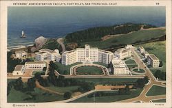 Veterans' Administration Facility, Fort Miley Postcard