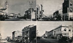 Street scenes in Visalio, Tulare County, California Postcard