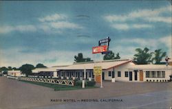 Radio Motel Redding, CA Postcard Postcard Postcard