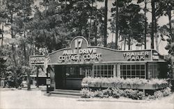 17 Mile Drive Cottage Court Postcard