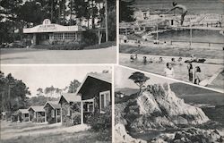 17 Mile Drive Cottage Court Postcard