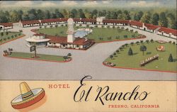 Hotel El Rancho Postcard