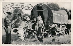 Orville Ewing and his Touring Menagerie Postcard