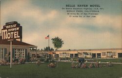 Belle Haven Motel Postcard
