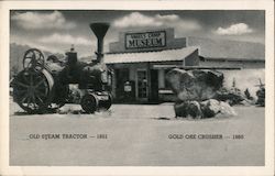 Old Steam Tractor and Gold Ore Crusher, Angel's Camp Museum Angels Camp, CA Postcard Postcard Postcard